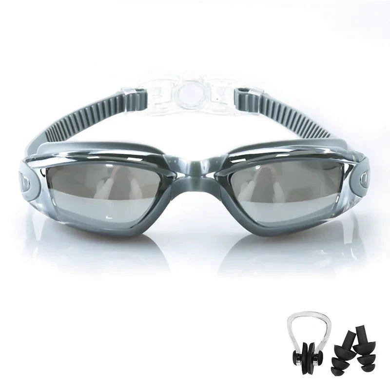 Swimming Goggles for Men & Women β Anti-Fog UV Protection, Waterproof, Adjustable Silicone Swim Goggles for Adults & Kids
